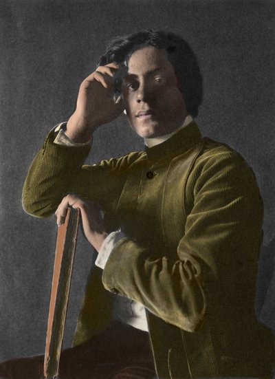 ギブランの肖像 Khalil Gibran - 1833-1931 - Photo by F. Holland Day (1864-1933) - 。 作： Holland Fred Day