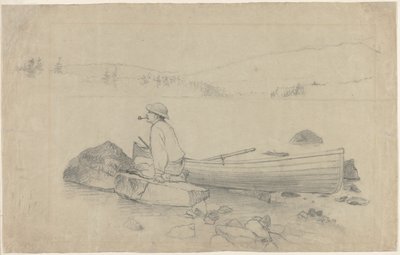 アディロンダックス、1868年。 作： Homer Dodge Martin