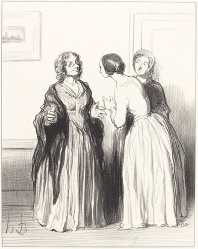 (1st Blue Bottom) - 機会を利用しましょう... 作： Honoré Daumier