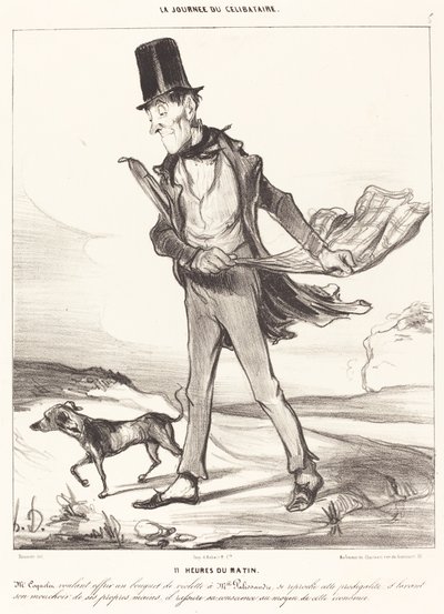 午前11時。 作： Honoré Daumier