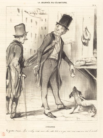 2時間 - アゾールの味 作： Honoré Daumier