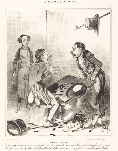 午後5時 作： Honoré Daumier