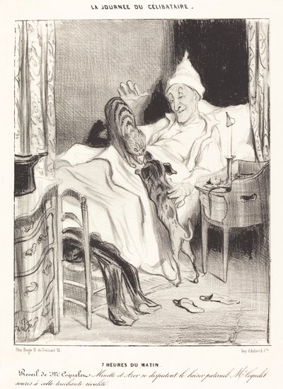 午前7時 作： Honoré Daumier