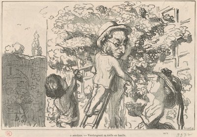 老人 作： Honoré Daumier