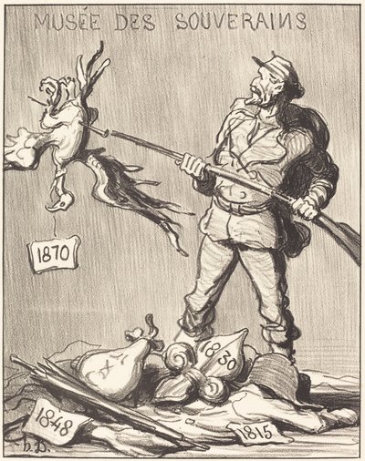 次は誰だ？ 作： Honoré Daumier