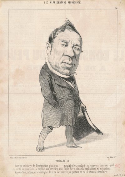 ヴォーラベルのアキレ・テネイユ 作： Honoré Daumier