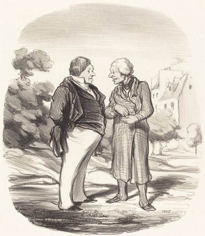 カリフォルニアの株主 作： Honoré Daumier