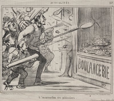 Actualities (No. 557): パティシエの反乱 作： Honoré Daumier