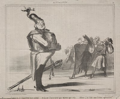 Actualities (No. 71): なぜ彼らは私のお金を取り上げているのですか... 作： Honoré Daumier