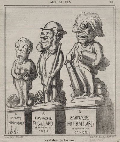 Actualities (プレート 98): 未来像 作： Honoré Daumier