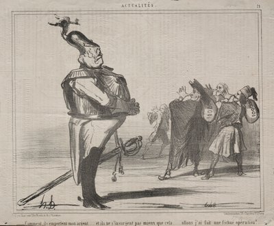 現実No.71：なぜ彼らは私のお金を奪うのですか...、1854。 作： Honoré Daumier