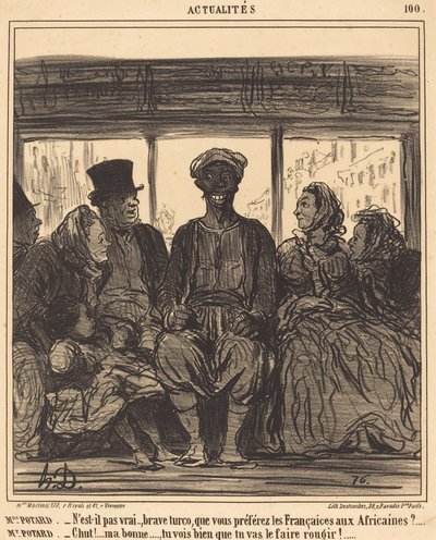 ニュース: Mrs. Potard - 本当じゃないですか、勇敢なターコさん... 作： Honoré Daumier