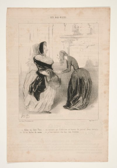 さらば、愛するフローラ 作： Honoré Daumier