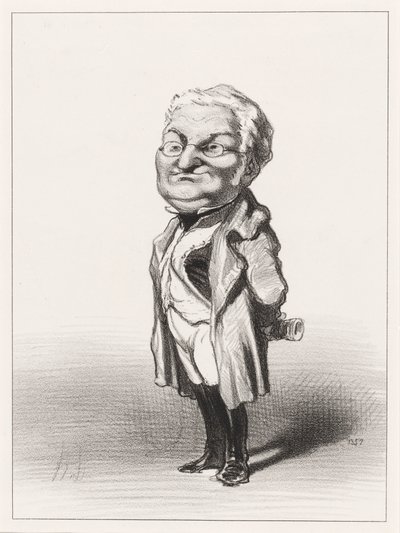 アドルフ・ティエール 作： Honoré Daumier