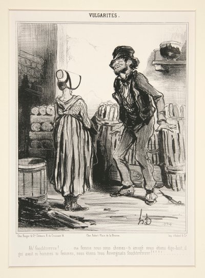 ああ！ フーチッッッッッッッッッッ！ 作： Honoré Daumier