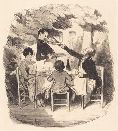 ああ！ それは新鮮です...しかし、あなたはそうではありませんか... 作： Honoré Daumier