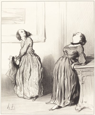 ああ、あなたは私の最後の小説が完全ではないことに気づきました... 作： Honoré Daumier