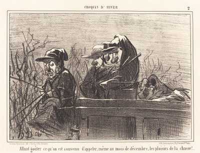 私たちが呼ぶことに同意したものを味わうつもりです... 作： Honoré Daumier