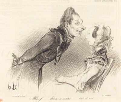 おいで...このマスターをファック...今すぐ... 作： Honoré Daumier
