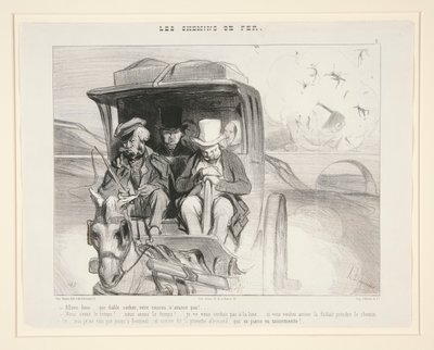 じゃ、行こう 作： Honoré Daumier