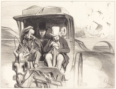 おいでよ...なんてこった... 作： Honoré Daumier
