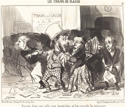 おもてなしすぎる街に到着… 作： Honoré Daumier