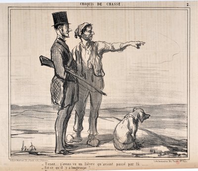 オノレ・ドーミエ（1808-1879）のアートワーク シャリバリは1857年のもの。シャリヴァリのスケッチ集 "Hold... j