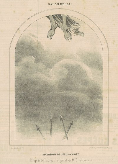 イエス・キリストの昇天 作： Honoré Daumier