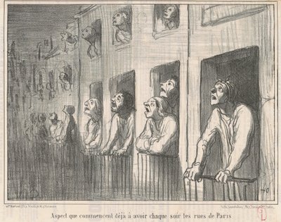 すでに持ち始めている面... 作： Honoré Daumier