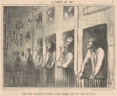 すでに持ち始めている面... 作： Honoré Daumier