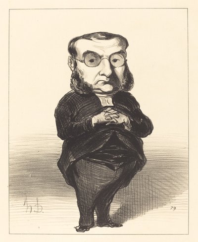 アス。 L.チャールズ・コクレル 作： Honoré Daumier