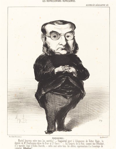 アス。 L.チャールズ・コクレル 作： Honoré Daumier