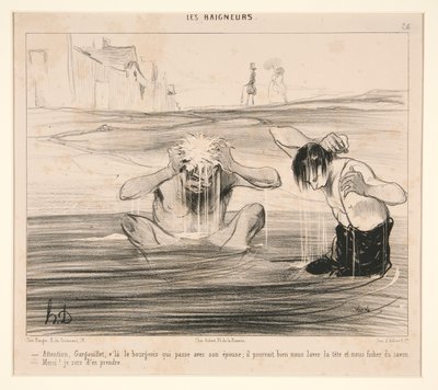 注意、ガーゴイル、v 作： Honoré Daumier