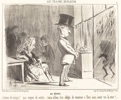 港へ 作： Honoré Daumier
