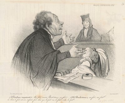 ところでバルボトー様… 作： Honoré Daumier