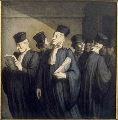 ヒアリング前 作： Honoré Daumier