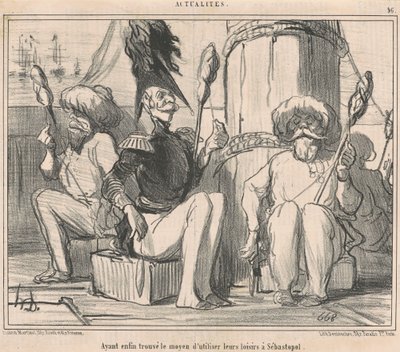 ついに彼らの趣味を活かす方法を見つけました！ 作： Honoré Daumier
