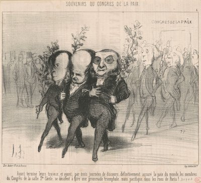 彼らの仕事を終えて... 作： Honoré Daumier