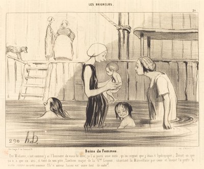 女湯 作： Honoré Daumier