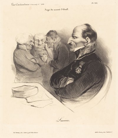 バロン・ド・ラスクール 作： Honoré Daumier