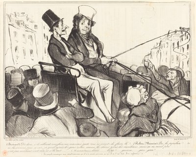 バートランド、教えてくれ、彼らが私たちを作るつもりなら... 作： Honoré Daumier
