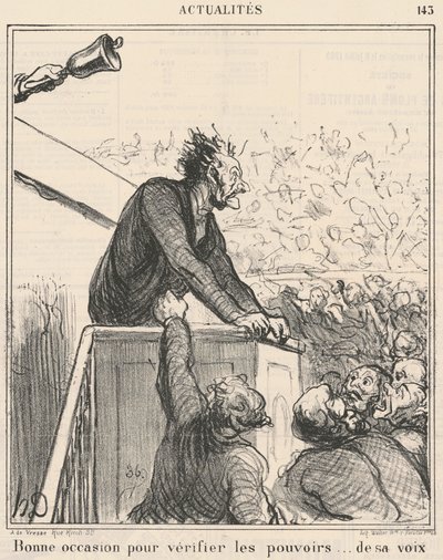 良い機会にチェック... 作： Honoré Daumier