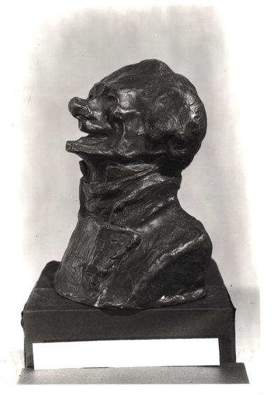 チャールズフィリポンの胸像（1800-62）、1833年頃（ブロンズ） 作： Honoré Daumier