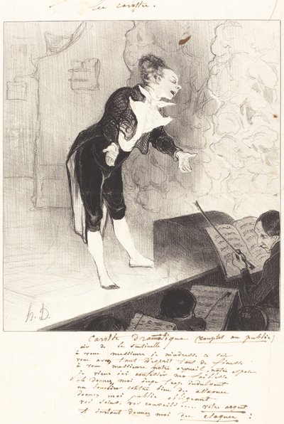 劇的なニンジン 作： Honoré Daumier
