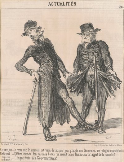 Casmajou -- Ratapoil (両方とも合唱) 作： Honoré Daumier