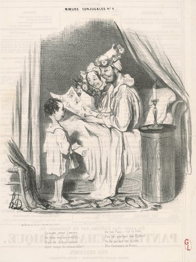 今朝、夜明け前… 作： Honoré Daumier