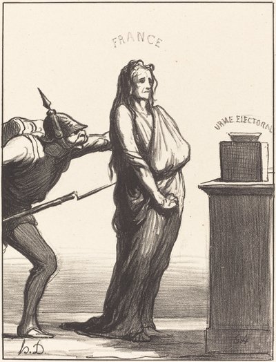 一部の新聞は何と呼んでいましたか... 作： Honoré Daumier