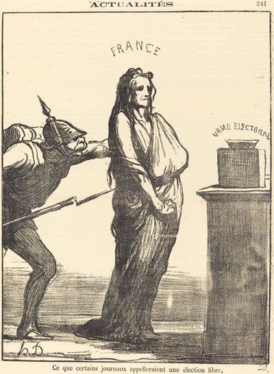 一部の新聞は何と呼んでいましたか... 作： Honoré Daumier