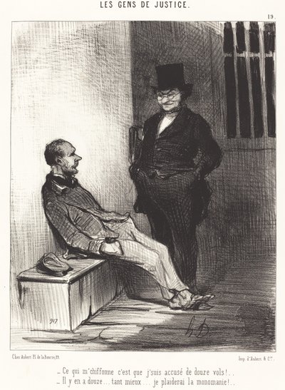 気になるのは…12便！ 作： Honoré Daumier