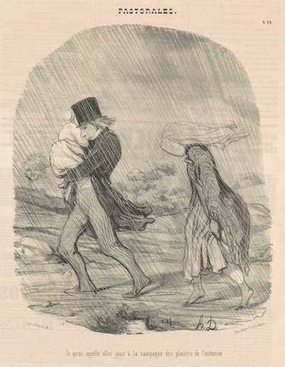 いわゆる、田舎に遊びに行く... 作： Honoré Daumier